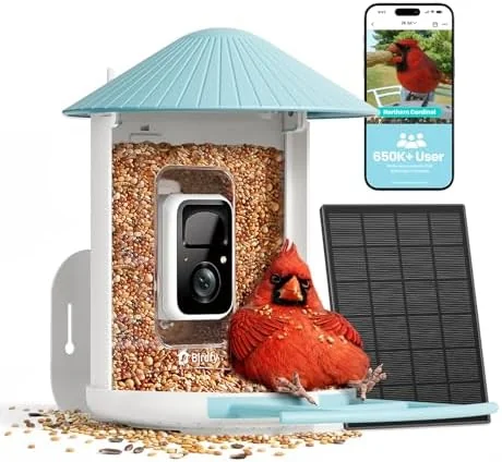 NETVUE Birdfy solar smart bird feeder with 2K camera
